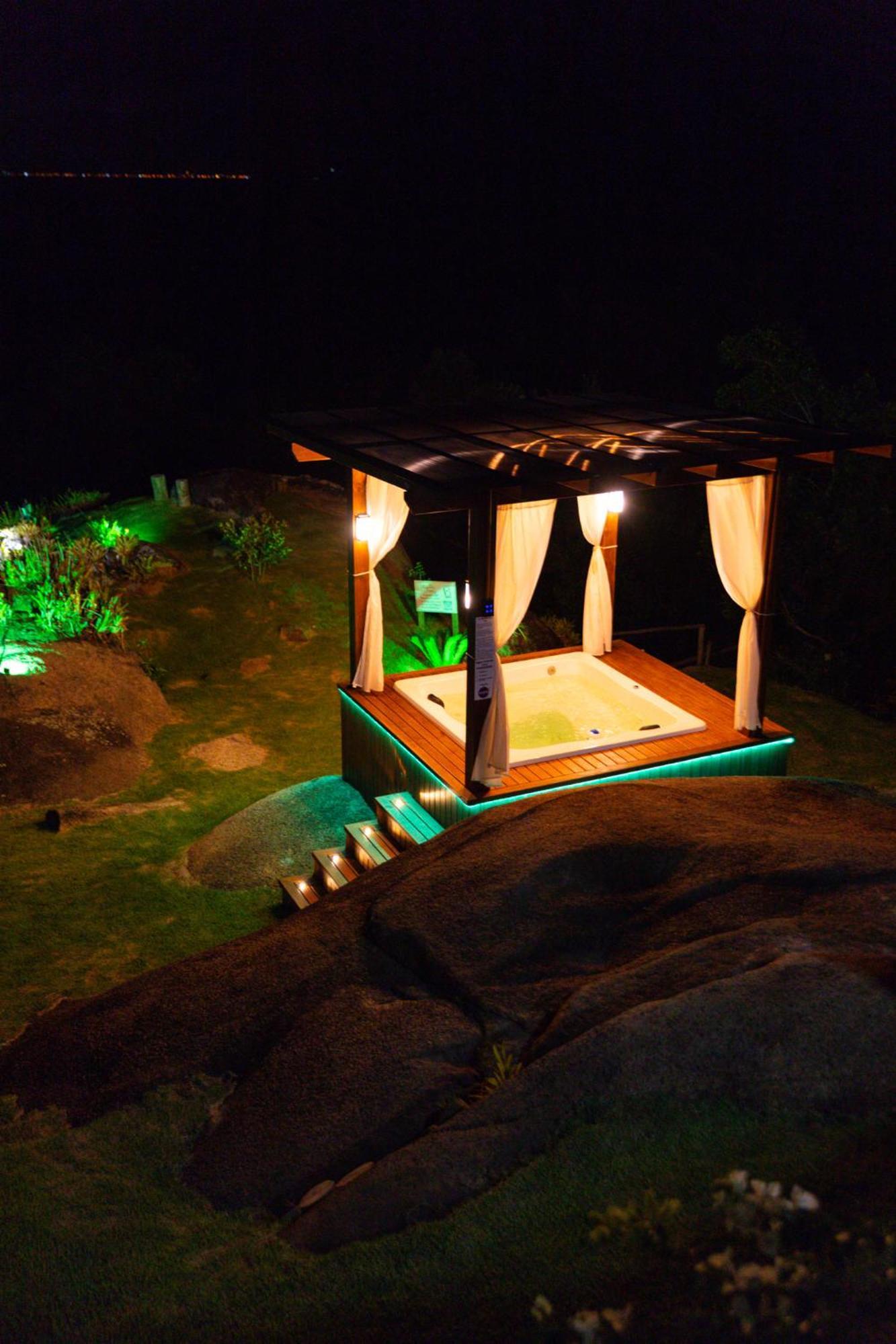 Casa Mirante Do Sol-Vista Exuberante Com Spa Governador Celso Ramos Eksteriør billede